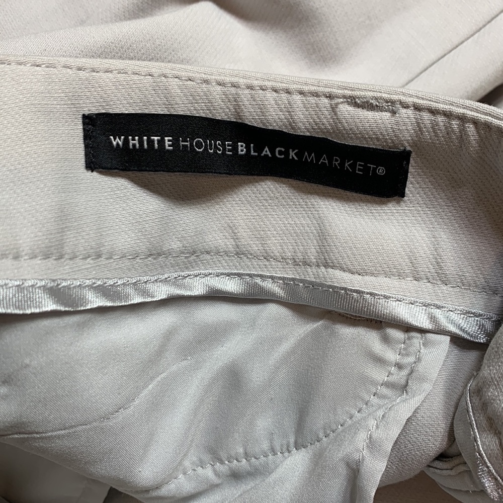 White House Black Market Slim Ankle Pants - Light Grey - Picture 7 of 8
